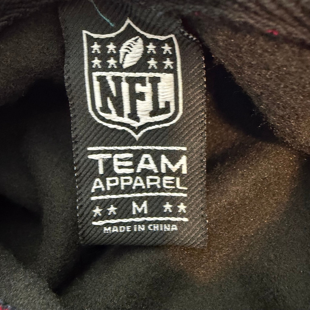 Houston Texans Hoodie Mens Medium NFL Team Apparel Blue Pullover Sweatshirt - Picture 8 of 10